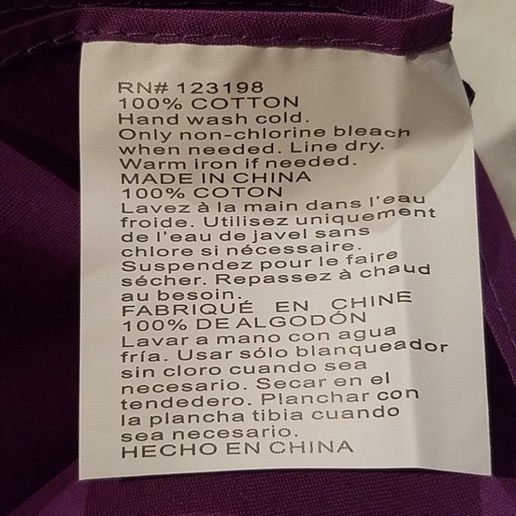 NWOT 3/$10 Purple Bandana - Picture 4 of 4